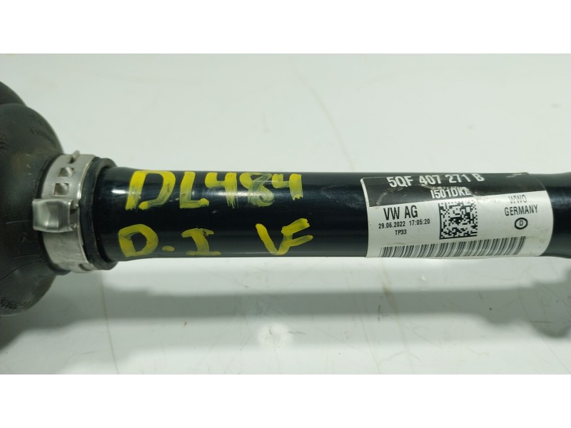 Recambio de transmision izquierda para cupra leon sportstourer (kl8) 1.4 tsi phev referencia OEM IAM 5QF407271B 5QF407271B 