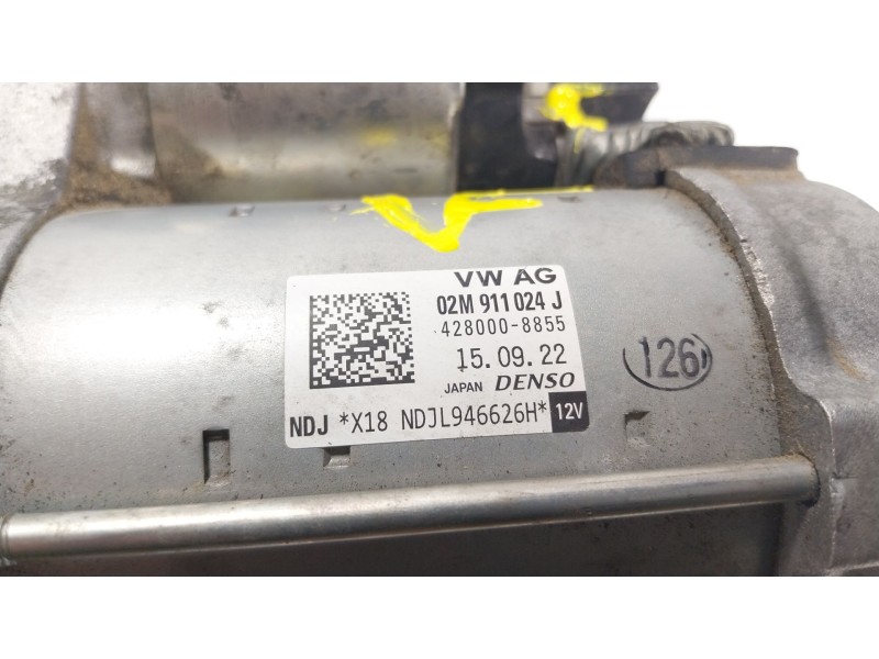 Recambio de motor arranque para seat arona (kj7, kjp) 1.0 tsi referencia OEM IAM  02M911024J 