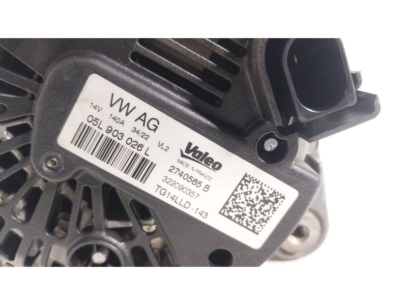Recambio de alternador para seat leon sportstourer (kl8) fr referencia OEM IAM  05L903026L 