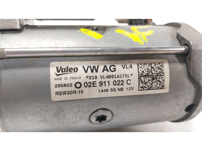 Recambio de motor arranque para seat leon sportstourer (kl8) fr referencia OEM IAM  02E911022C 