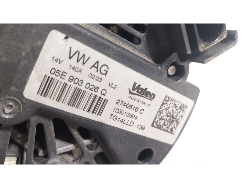 Recambio de alternador para seat arona (kj7, kjp) 1.0 tsi referencia OEM IAM  05E903026Q 