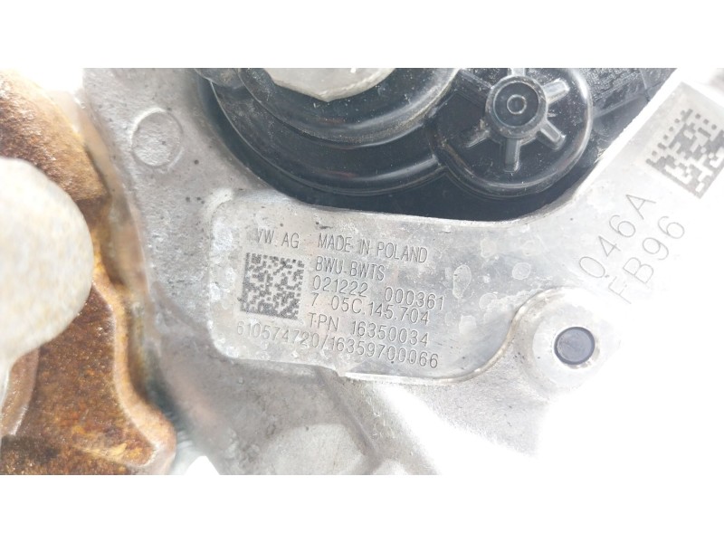 Recambio de turbocompresor para seat arona (kj7, kjp) 1.0 tsi referencia OEM IAM  05C145704 