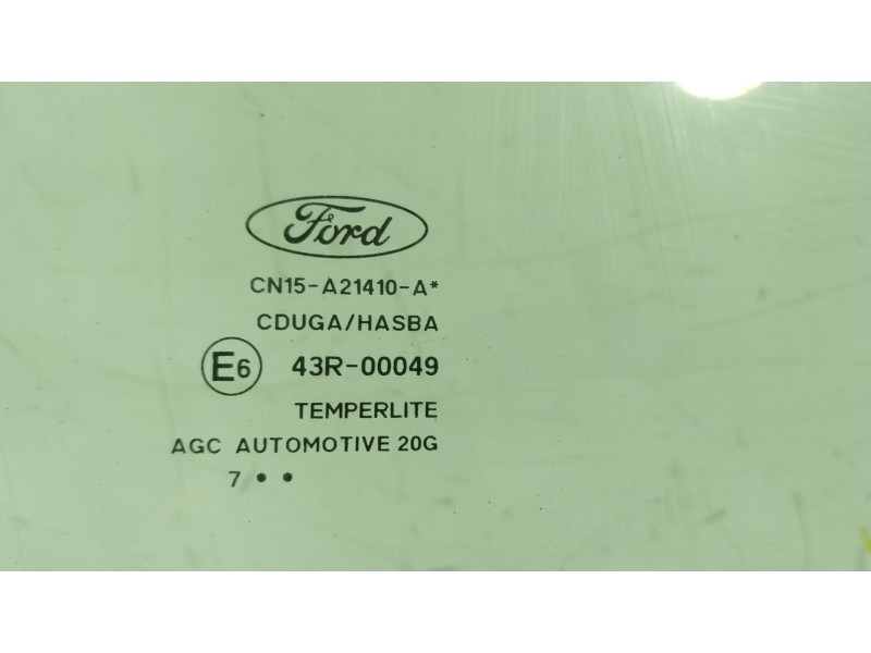Recambio de cristal puerta delantero derecho para ford ecosport 1.0 ecoboost referencia OEM IAM  CN15A21410A 
