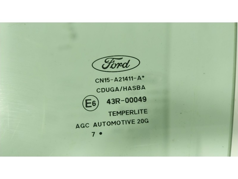 Recambio de cristal puerta delantero izquierdo para ford ecosport 1.0 ecoboost referencia OEM IAM  CN15A21411A 