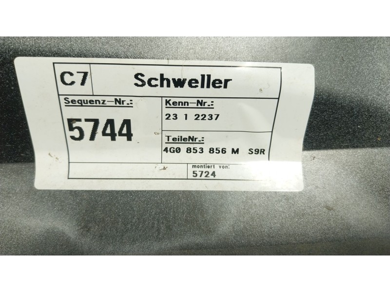 Recambio de faldon lateral para audi a6 c7 (4g2, 4gc) 2.0 tdi quattro referencia OEM IAM  4G0853856M 