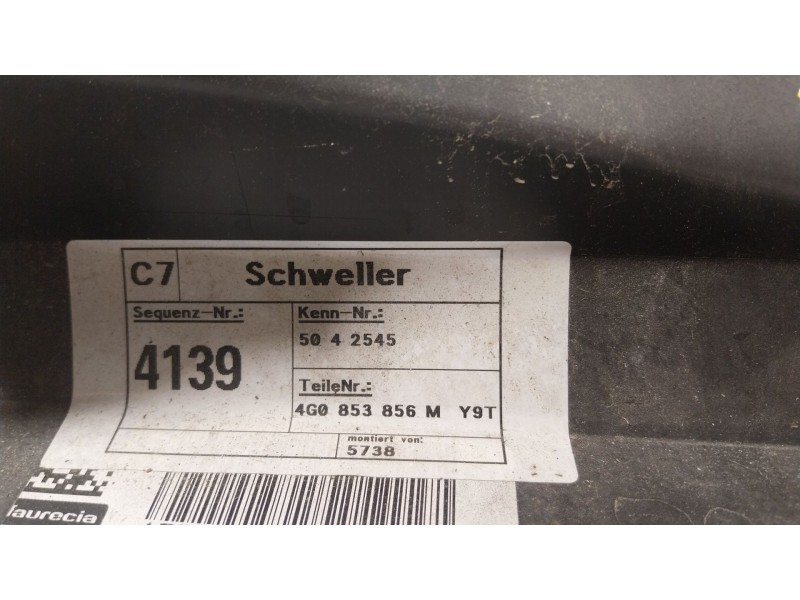 Recambio de faldon lateral para audi a6 c7 (4g2, 4gc) 2.0 tdi quattro referencia OEM IAM  4G0853856M 