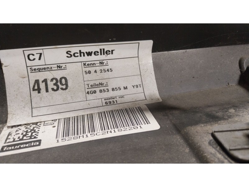 Recambio de faldon lateral para audi a6 c7 (4g2, 4gc) 2.0 tdi quattro referencia OEM IAM  4G0853855M 