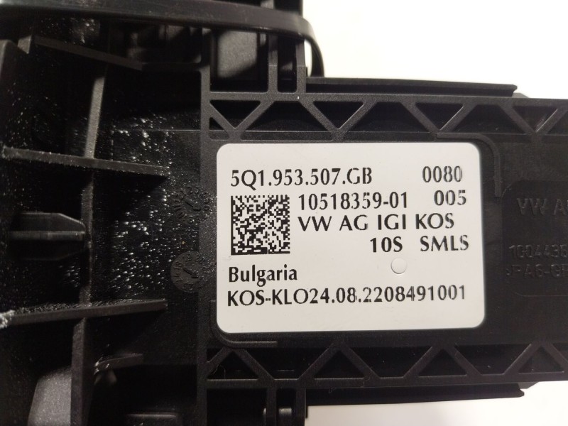 Recambio de mando intermitentes para seat leon sportstourer (kl8) fr referencia OEM IAM 5Q1953507GB 5Q1953507GB 