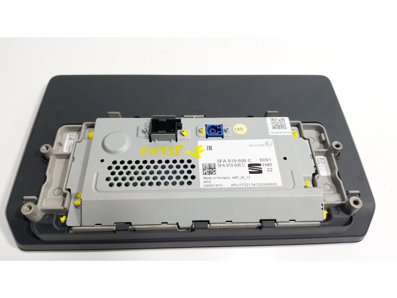 Recambio de pantalla multifuncion para cupra born (k11) 77 e-boost referencia OEM IAM 5FA919606C 5FA919606C 