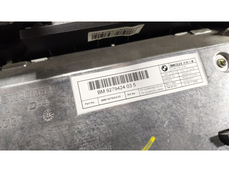 Recambio de pantalla multifuncion para mini mini (f56) cooper d referencia OEM IAM  927942403 