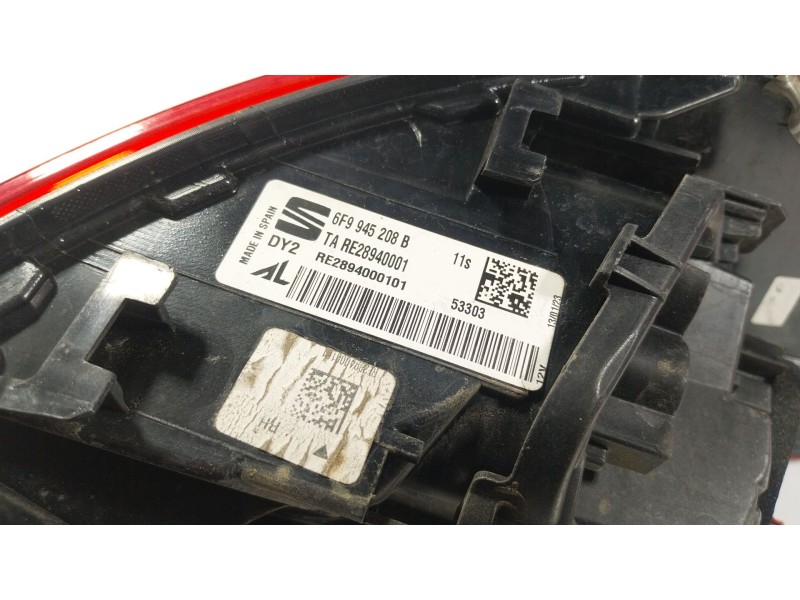 Recambio de piloto trasero derecho para seat arona (kj7, kjp) 1.0 tsi referencia OEM IAM 6F9945208B 6F9945208B 