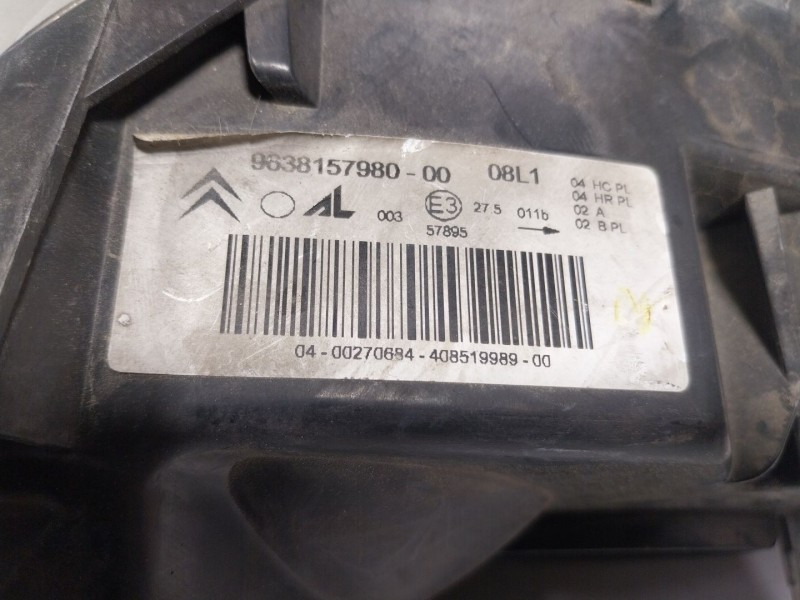 Recambio de faro izquierdo para citroën xsara (n1) 2.0 hdi 90 referencia OEM IAM  963815798000 