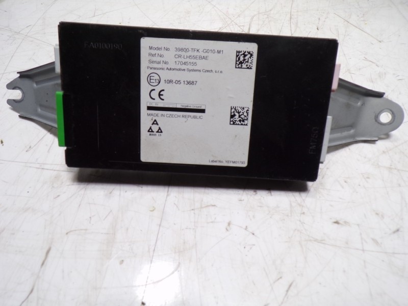 Recambio de modulo electronico para honda civic lim.5 (fk) 1.0 vtec cat referencia OEM IAM 39381TGLE01 10R0513687 17045155