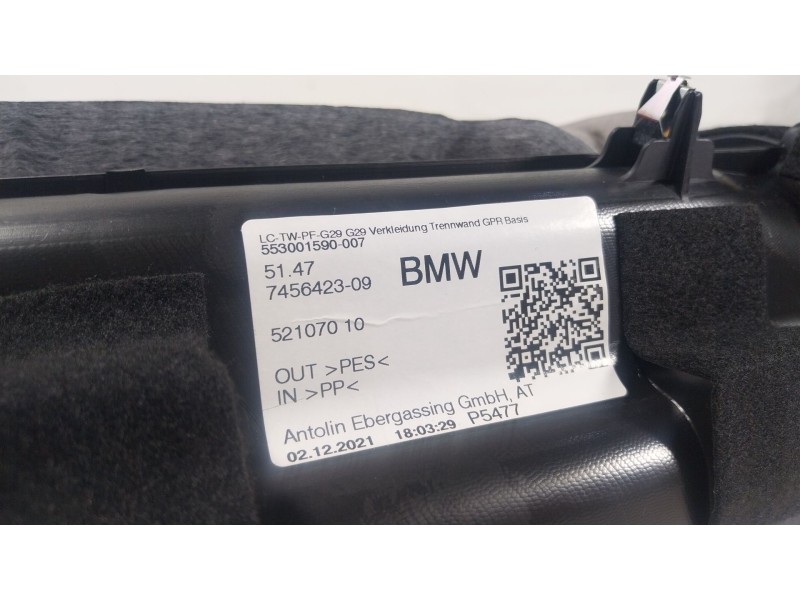 Recambio de bandeja trasera para bmw z4 roadster (g29) sdrive 20 i referencia OEM IAM 51477456423 51477456423 