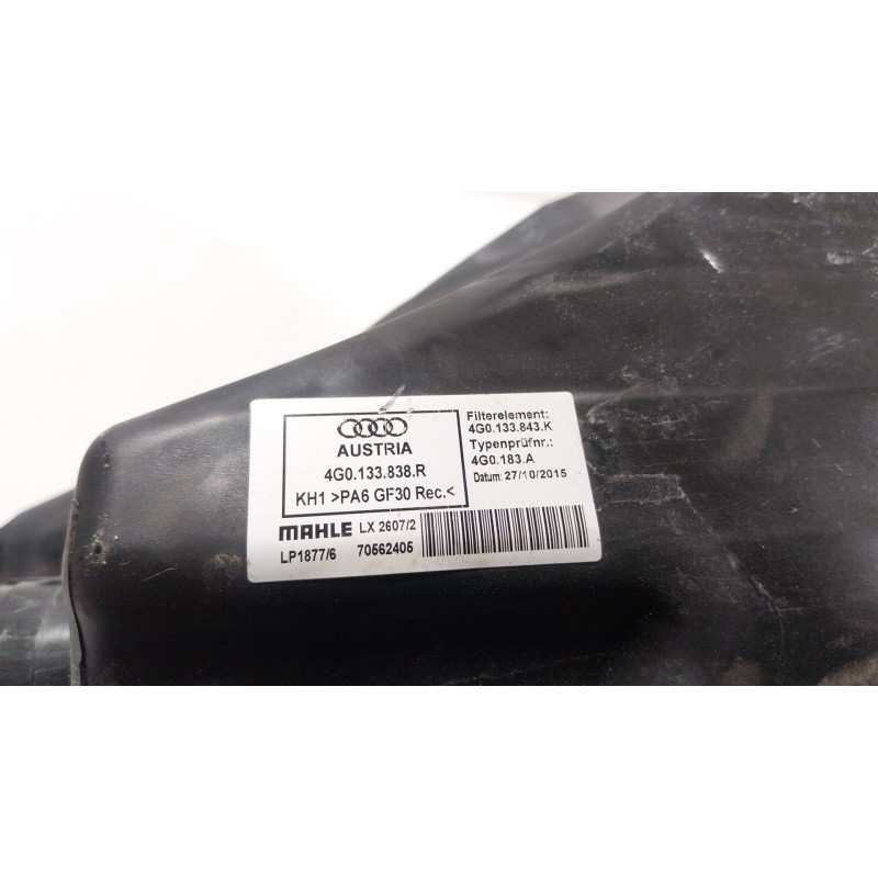 Recambio de filtro aire para audi a6 c7 (4g2, 4gc) 2.0 tdi quattro referencia OEM IAM  4G0133838R 