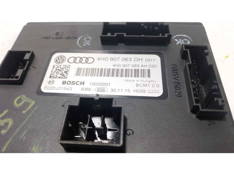 Recambio de modulo electronico para audi a6 c7 (4g2, 4gc) 2.0 tdi quattro referencia OEM IAM  4H0907063DH 