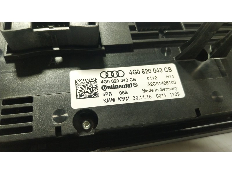 Recambio de mando climatizador para audi a6 c7 (4g2, 4gc) 2.0 tdi quattro referencia OEM IAM  4G0820043CB 