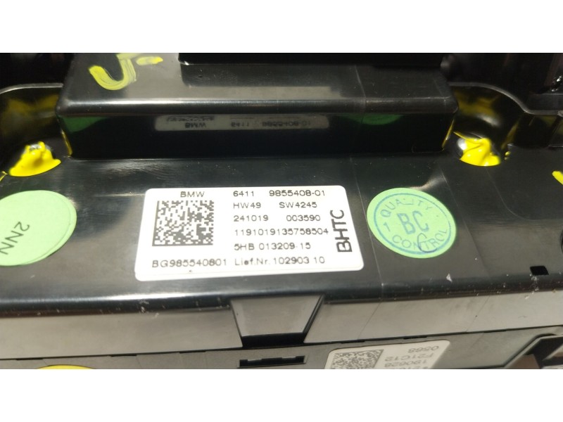 Recambio de mando climatizador para bmw z4 roadster (g29) sdrive 20 i referencia OEM IAM 64119855408 64119855408 