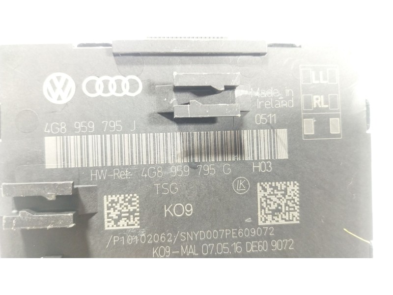 Recambio de modulo electronico para audi a6 c7 (4g2, 4gc) 2.0 tdi quattro referencia OEM IAM 4G8959795JH 4G8959795J 