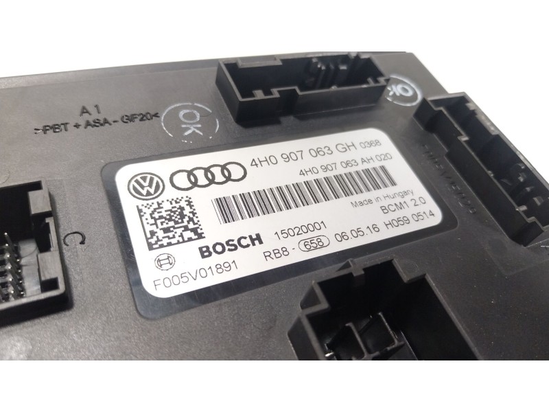 Recambio de modulo electronico para audi a6 c7 (4g2, 4gc) 2.0 tdi quattro referencia OEM IAM 4H0907063GK 4H0907063GH 