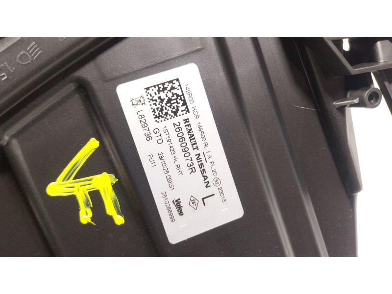 Recambio de faro izquierdo para renault master iv 2.3 dci diesel fap energy cat referencia OEM IAM  260609073R 