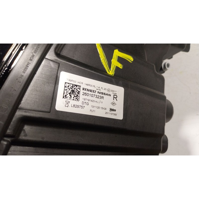 Recambio de faro derecho para renault master iv 2.3 dci diesel fap energy cat referencia OEM IAM  260107323R 