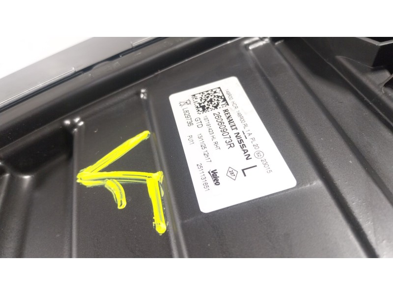 Recambio de faro izquierdo para renault master iv 2.3 dci diesel fap energy cat referencia OEM IAM  260609073R 