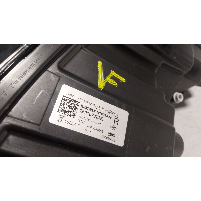Recambio de faro derecho para renault master iv 2.3 dci diesel fap energy cat referencia OEM IAM  260107323R 