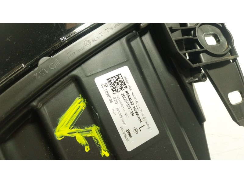 Recambio de faro izquierdo para renault master iv 2.3 dci diesel fap energy cat referencia OEM IAM  260609073R 