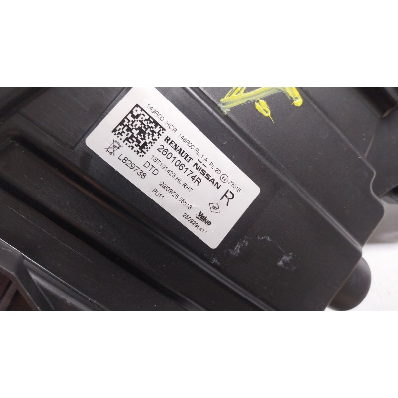 Recambio de faro derecho para renault master iv 2.3 dci diesel fap energy cat referencia OEM IAM  260106174R 