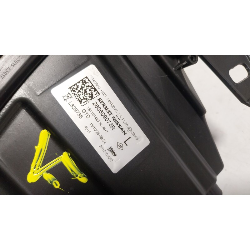 Recambio de faro izquierdo para renault master iv 2.3 dci diesel fap energy cat referencia OEM IAM  260609073R 