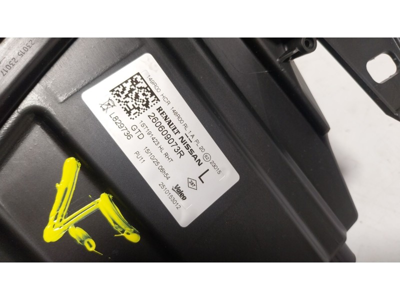 Recambio de faro izquierdo para renault master iv 2.3 dci diesel fap energy cat referencia OEM IAM  260609073R 