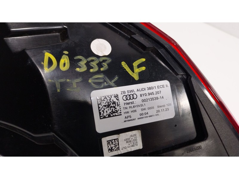 Recambio de piloto trasero izquierdo para audi a3 sportback (8ya, 8yf) 35 tfsi referencia OEM IAM 8Y0945207 8Y0945207 