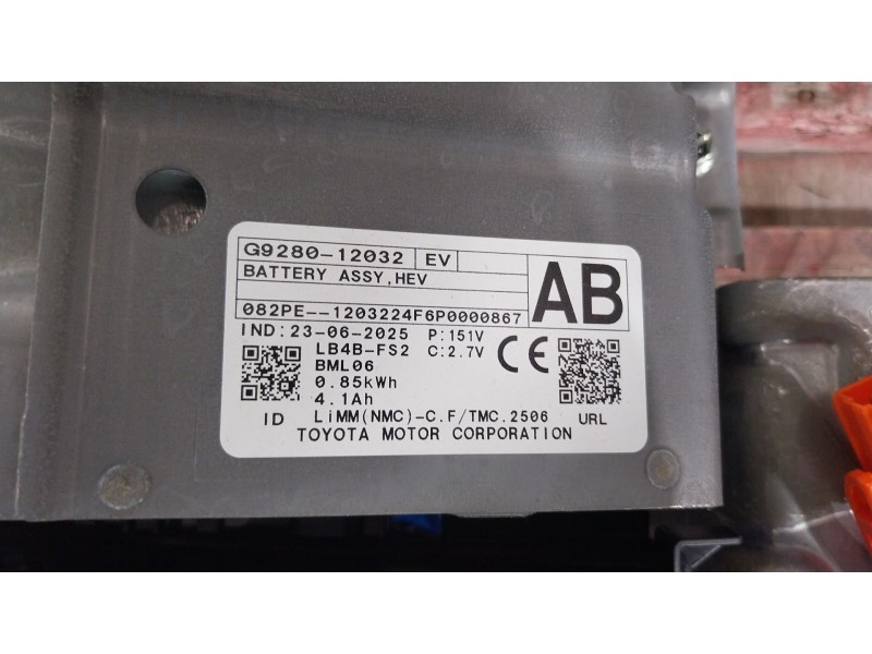 Recambio de bateria para toyota c-hr 1.8 16v hev referencia OEM IAM  G928012032 