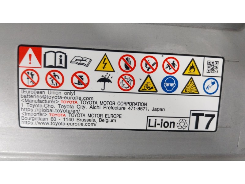 Recambio de bateria para toyota yaris cross (mxp_) 1.5 hybrid (mxpj10) referencia OEM IAM  G9280K0013 