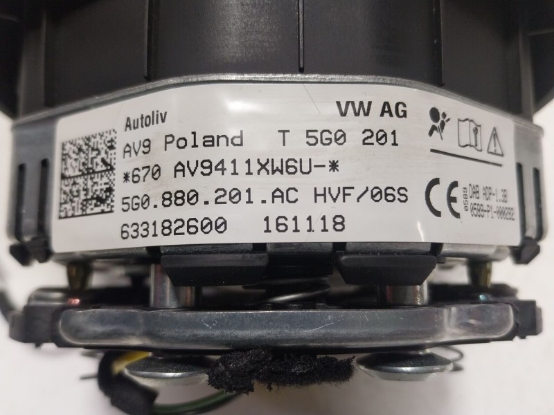 Recambio de airbag delantero izquierdo para volkswagen tiguan (ad1, ax1) 2.0 tdi referencia OEM IAM 5G0880201AC 5G0880201AC 