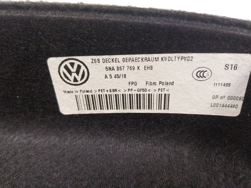 Recambio de bandeja trasera para volkswagen tiguan (ad1, ax1) 2.0 tdi referencia OEM IAM 5NA867769K 5NA867769K 