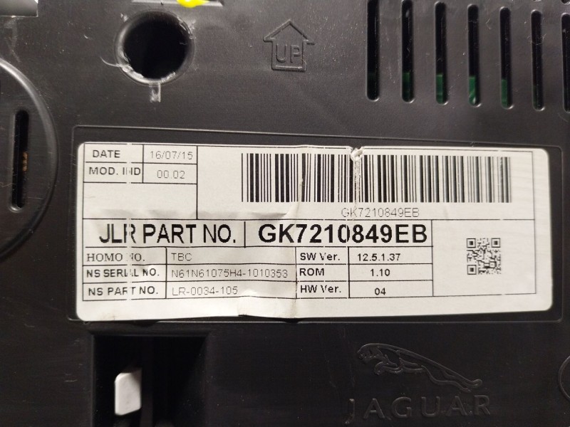 Recambio de cuadro instrumentos para land rover discovery sport (l550) 2.0 d 4x4 referencia OEM IAM  GK7210849EB 