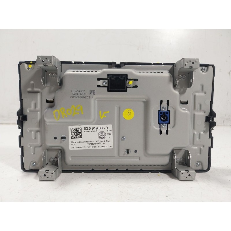 Recambio de pantalla multifuncion para volkswagen tiguan (ad1, ax1) 2.0 tdi referencia OEM IAM 5G6919605B 5G6919605B 