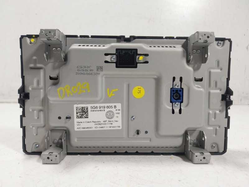 Recambio de pantalla multifuncion para volkswagen tiguan (ad1, ax1) 2.0 tdi referencia OEM IAM 5G6919605B 5G6919605B 