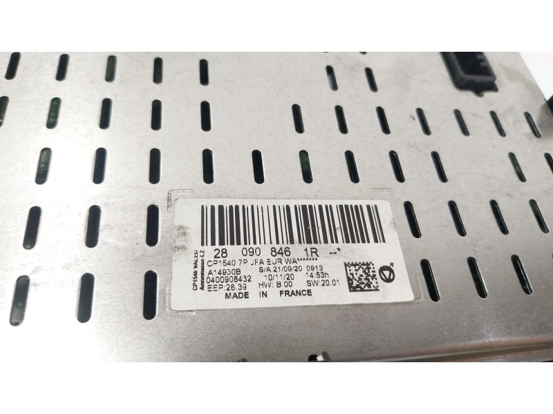 Recambio de pantalla multifuncion para renault scenic iv 1.3 tce referencia OEM IAM 280908461R 280908461R 