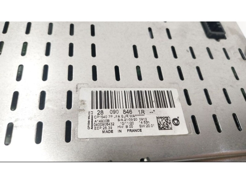 Recambio de pantalla multifuncion para renault scenic iv 1.3 tce referencia OEM IAM 280908461R 280908461R 