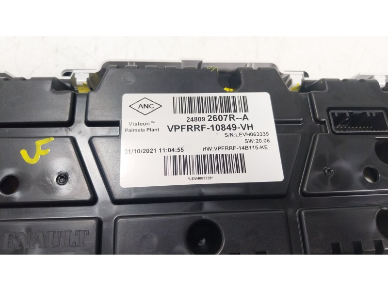 Recambio de cuadro instrumentos para renault trafic iii furgoneta (fg_) 2.0 dci 120 (fgmn) referencia OEM IAM  248092607R 