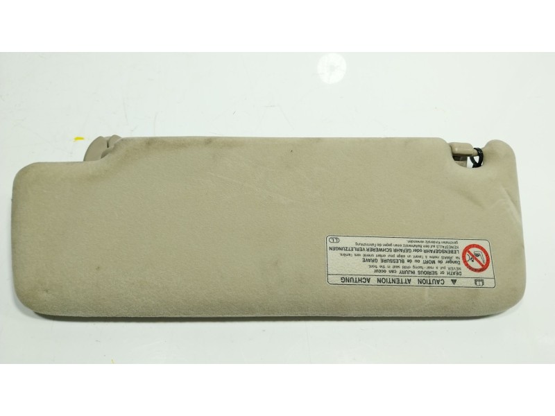 Recambio de parasol derecho para toyota land cruiser prado (_j12_) 3.0 d-4d (kdj120, kdj125) referencia OEM IAM   