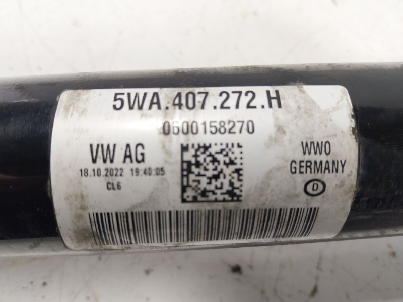 Recambio de transmision delantera derecha para volkswagen t-roc (a11, d11) 2.0 tdi scr referencia OEM IAM  5WA407272 