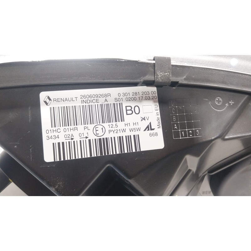 Recambio de faro izquierdo para renault captur i (j5_, h5_) 1.2 tce 120 referencia OEM IAM  260609268R 