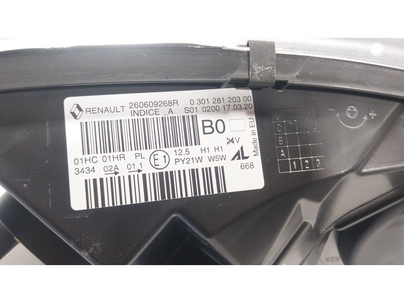 Recambio de faro izquierdo para renault captur i (j5_, h5_) 1.2 tce 120 referencia OEM IAM  260609268R 