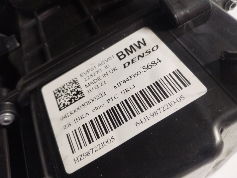 Recambio de calefaccion entera normal para mini mini (f56) cooper referencia OEM IAM  6411987221005 