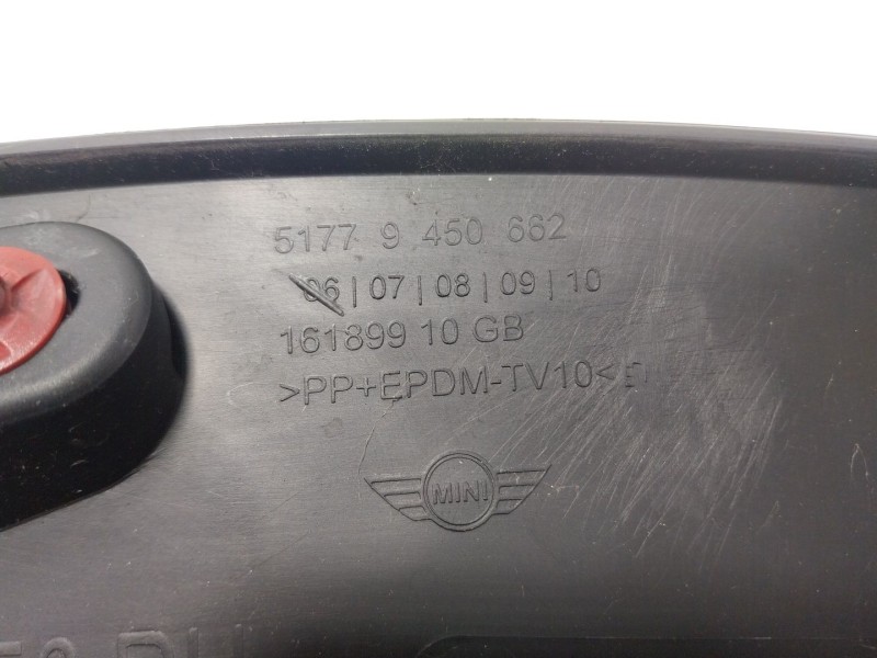 Recambio de aletin trasero derecho para mini mini (f56) cooper referencia OEM IAM  16189910GB 