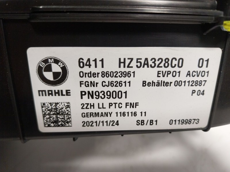 Recambio de calefaccion entera normal para bmw 8 coupé (g15, f92) 840 d xdrive referencia OEM IAM  6411HZ5A328C0 